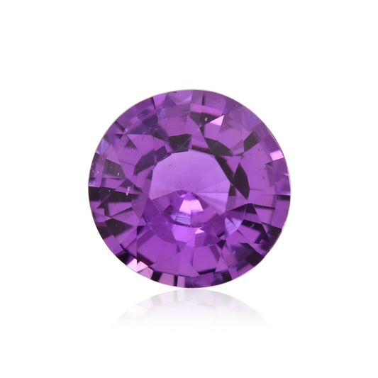 2,05 Karat violetter runder Saphir