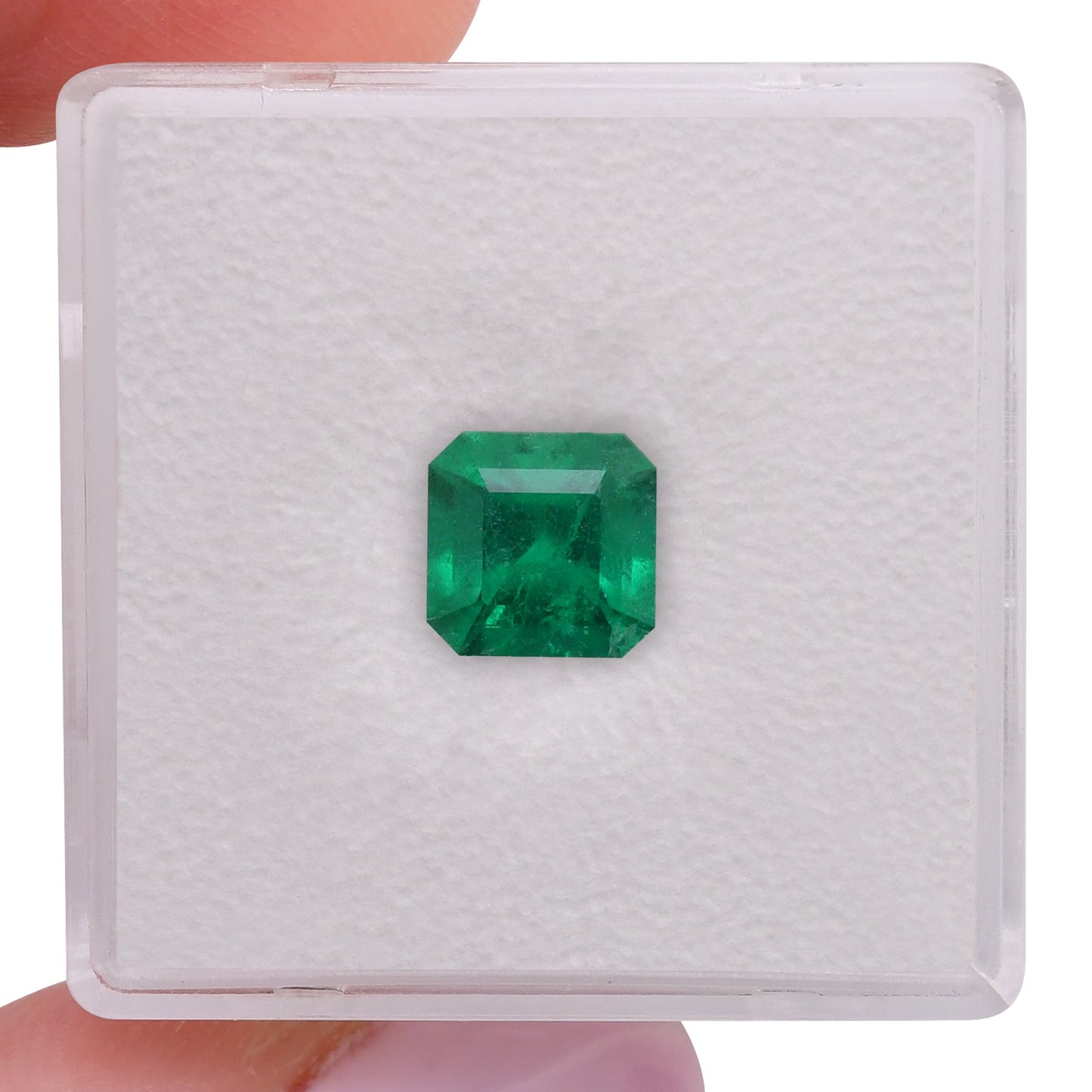 1,29 Karat Grüner kolumbianischer Smaragd Muzo Emerald CD