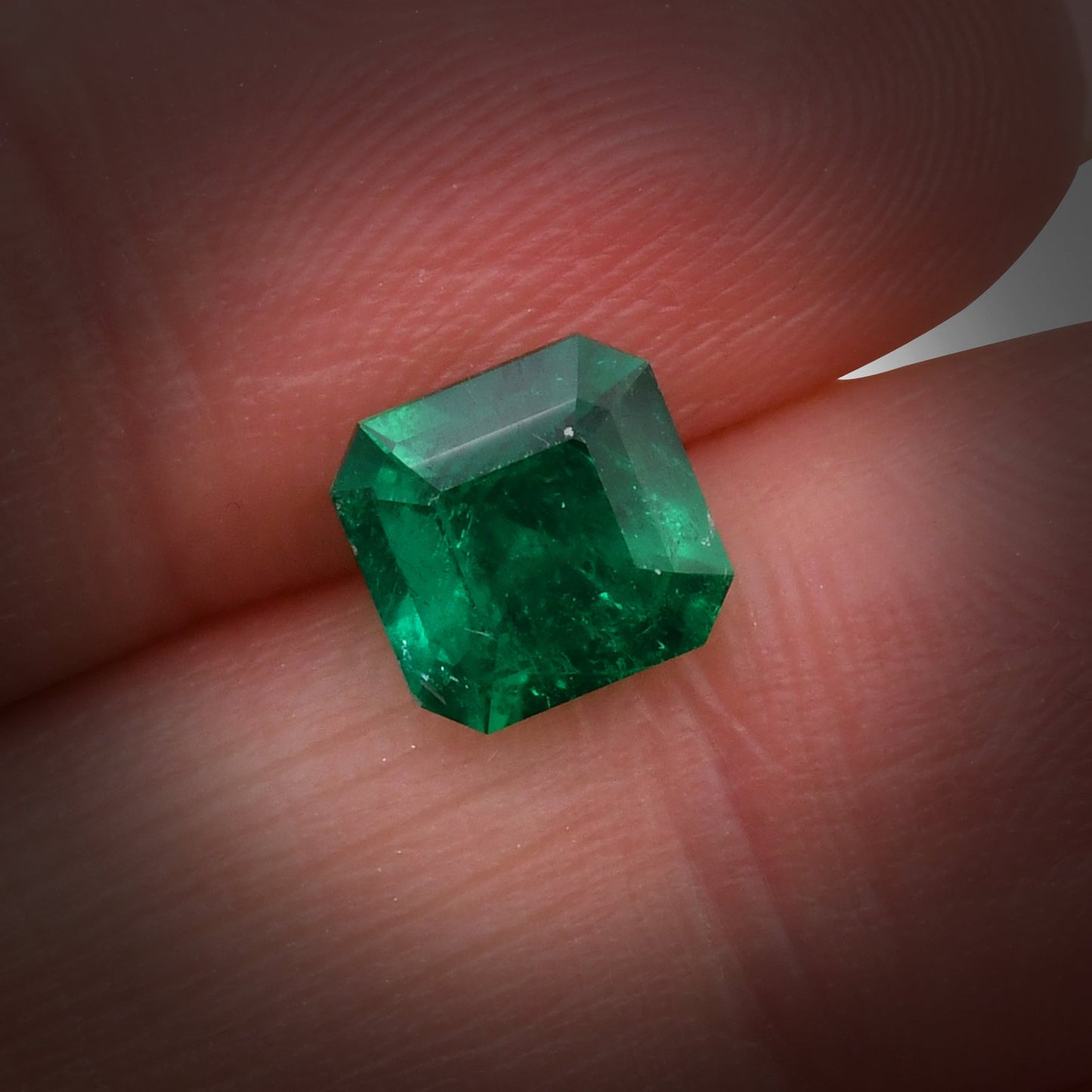 1,50 Karat Grüner kolumbianischer Smaragd Muzo Emerald CD