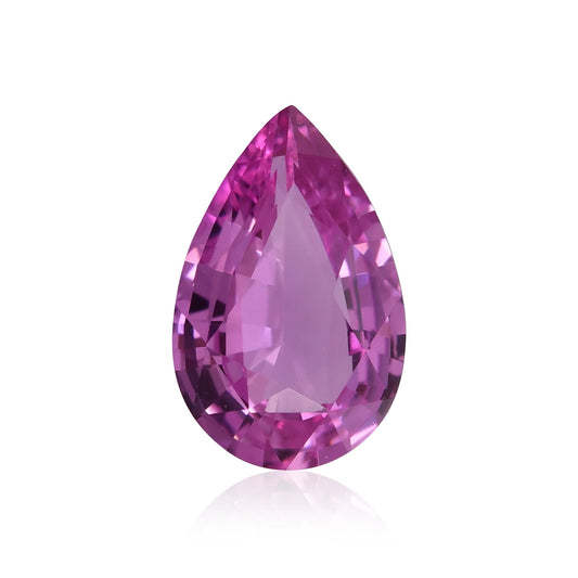 1,16 Karat rosa Birnenförmiger Saphir