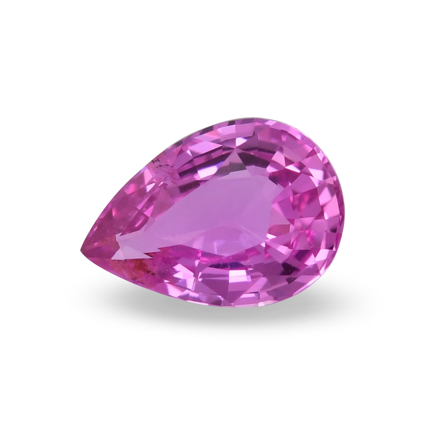 1,04 Karat rosa Birnenförmiger Saphir