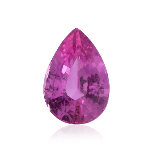 1,15 Karat rosa Birnenförmiger Saphir