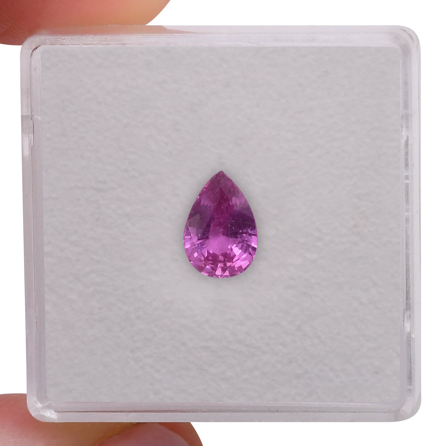 1,15 Karat rosa Birnenförmiger Saphir