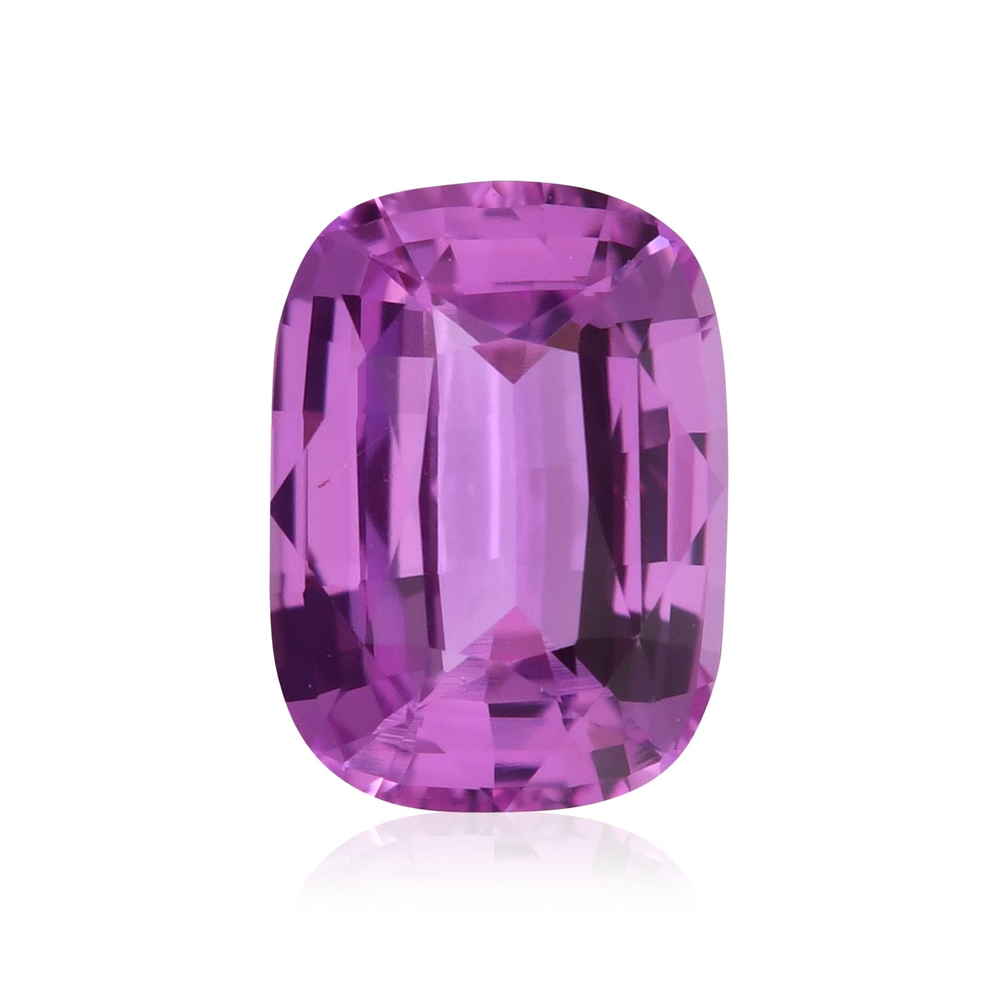 1,08 Karat rosa Kissen-Saphir