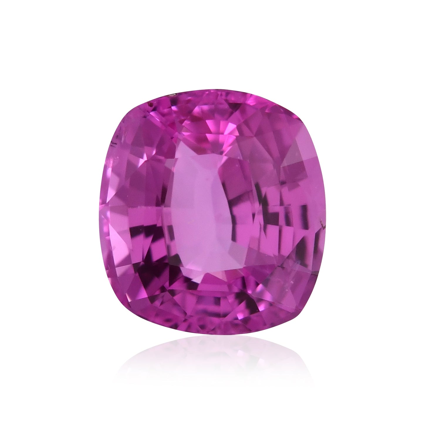 1,54 Karat rosa Kissen-Saphir