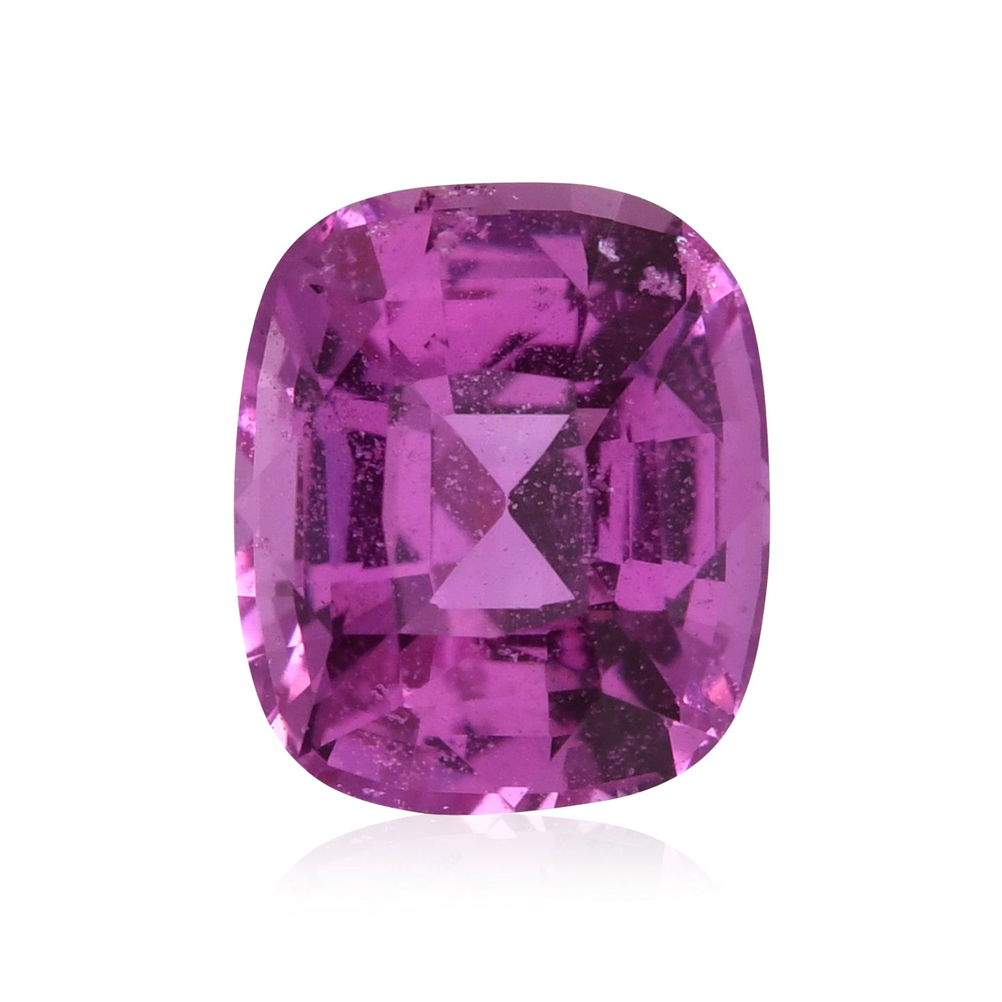 1,29 Karat rosa Kissen-Saphir