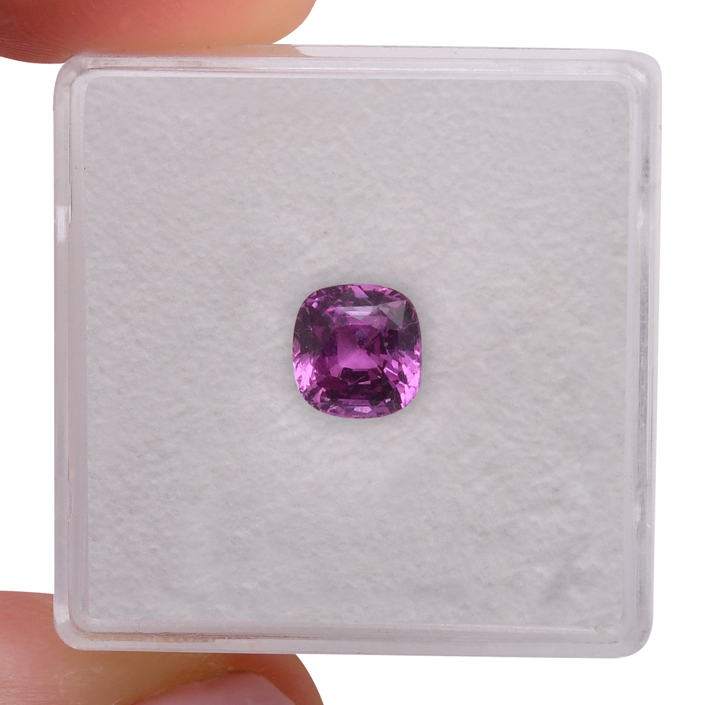1,59 Karat rosa Kissen-Saphir