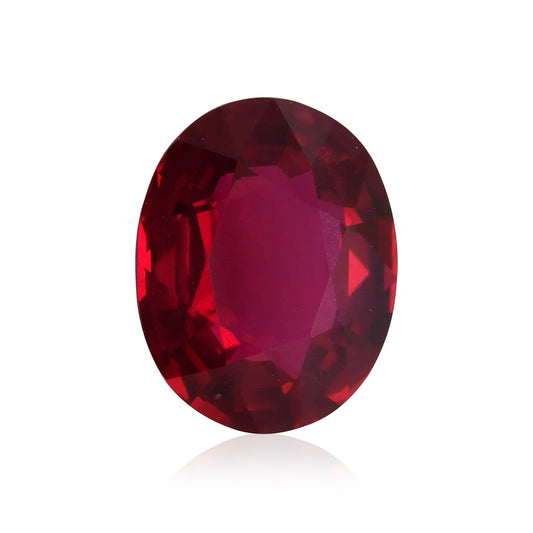2.13 Carat Red MOZAMBIQUE Oval Ruby CD