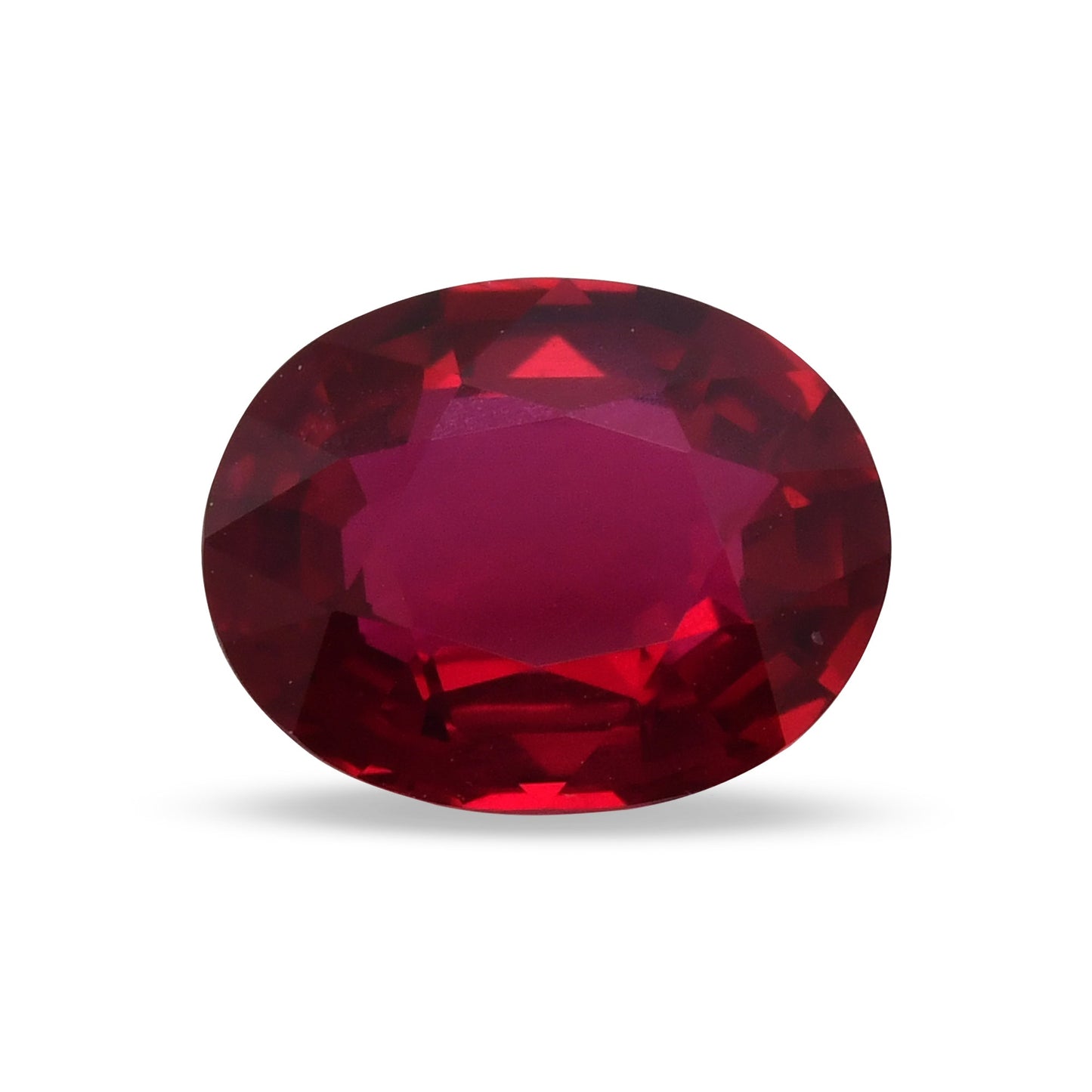 2.13 Carat Red MOZAMBIQUE Oval Ruby CD