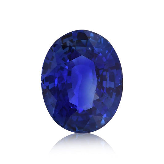 6,22 Karat blauer ovaler Saphir aus Sri Lanka (CD)