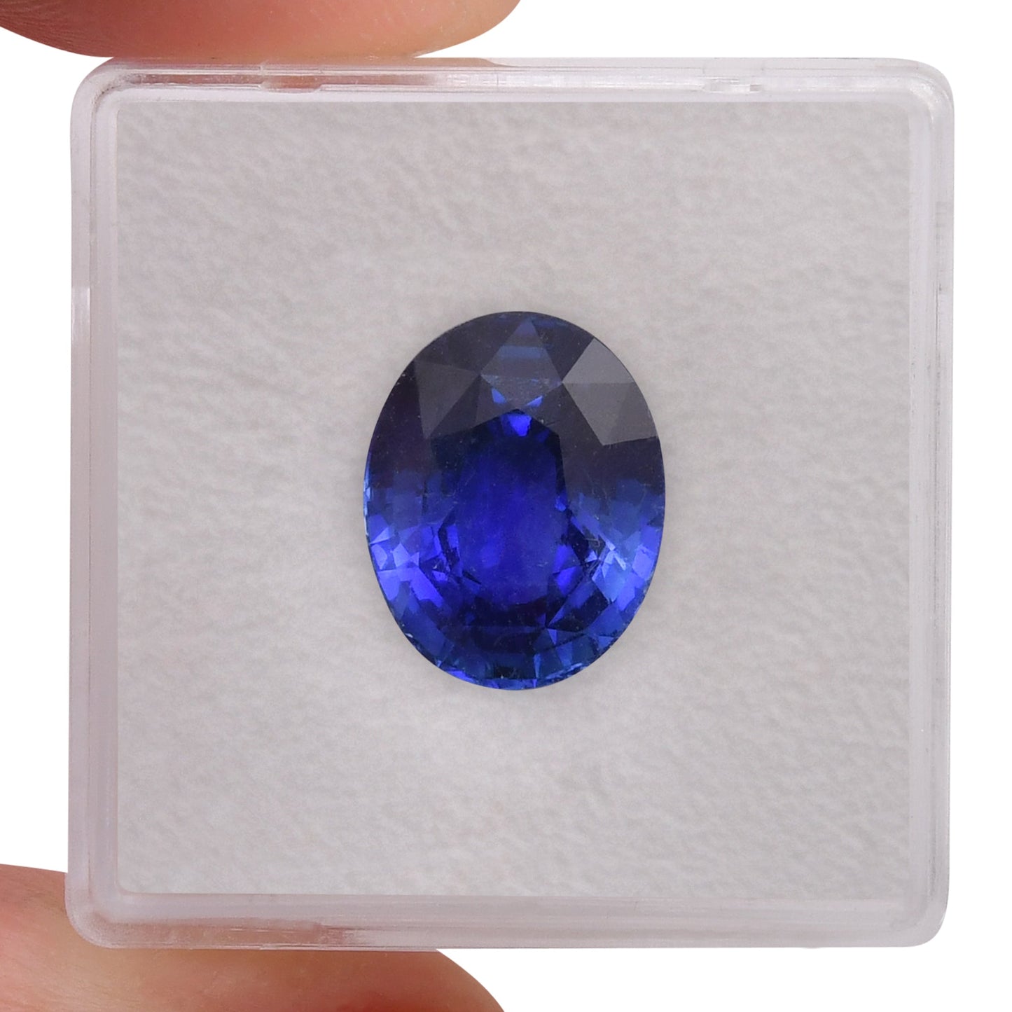 6,22 Karat blauer ovaler Saphir aus Sri Lanka (CD)