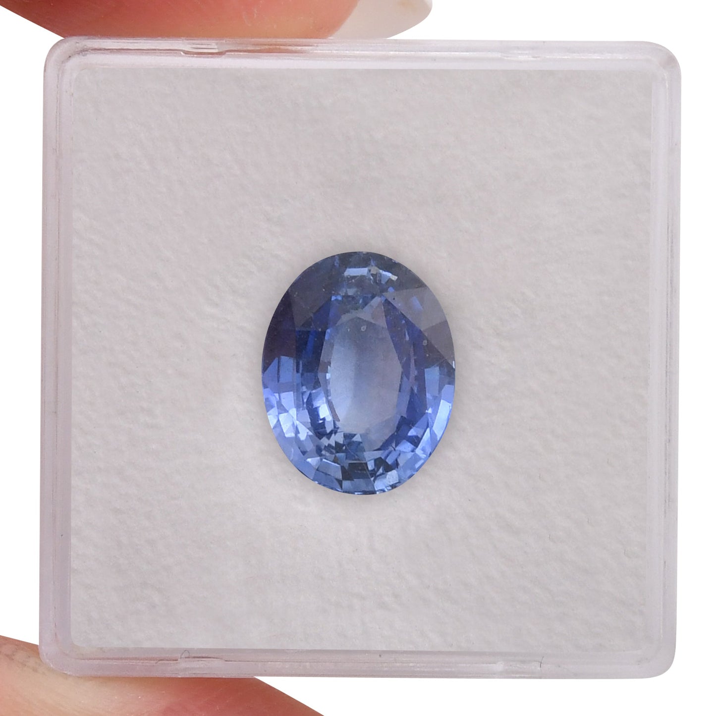 4,30 Karat blauer ovaler Saphir aus Sri Lanka (CD)