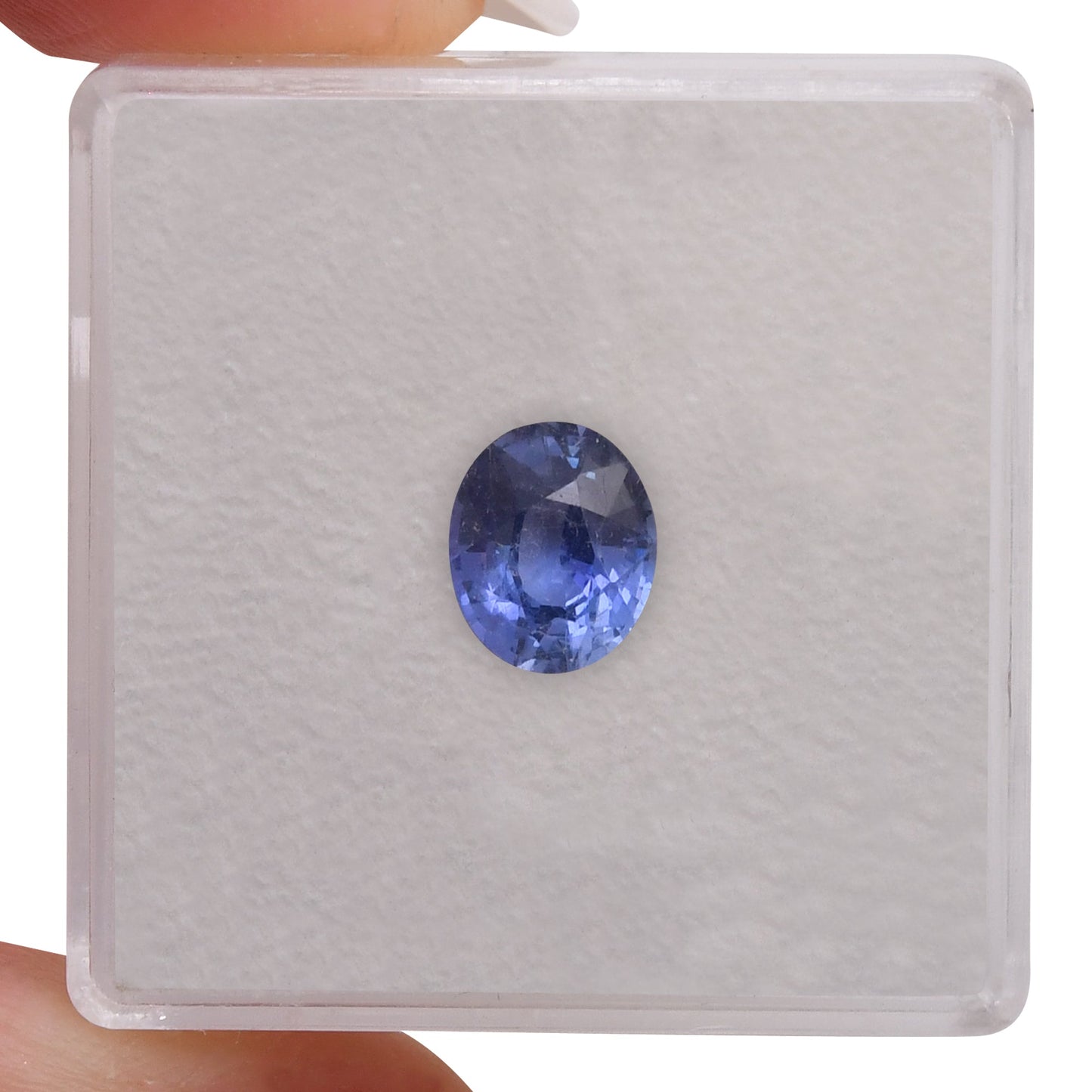 1,58 Karat blauer ovaler Saphir aus Sri Lanka