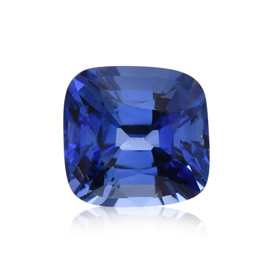 1,47 Karat blauer Kissen-Saphir (GIA)