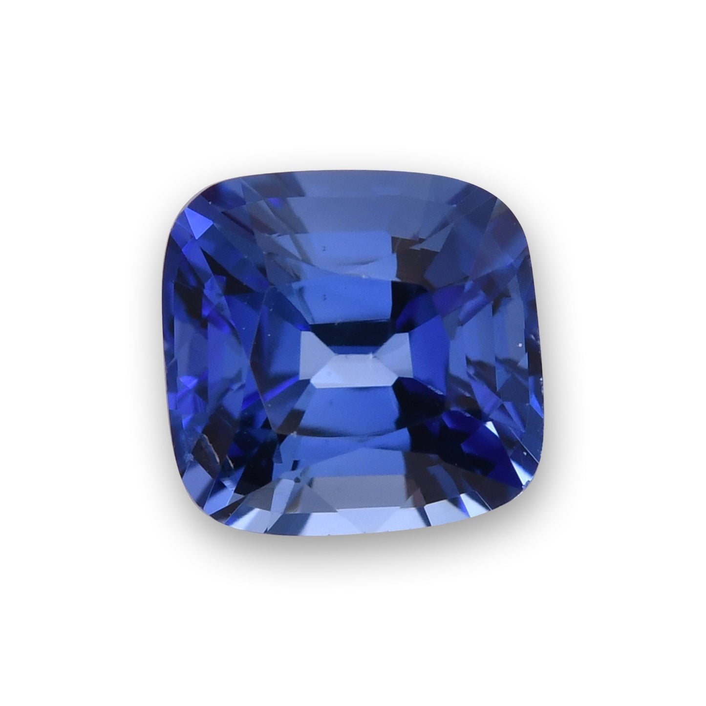 1.47 Carat Blue  Cushion Sapphire GIA