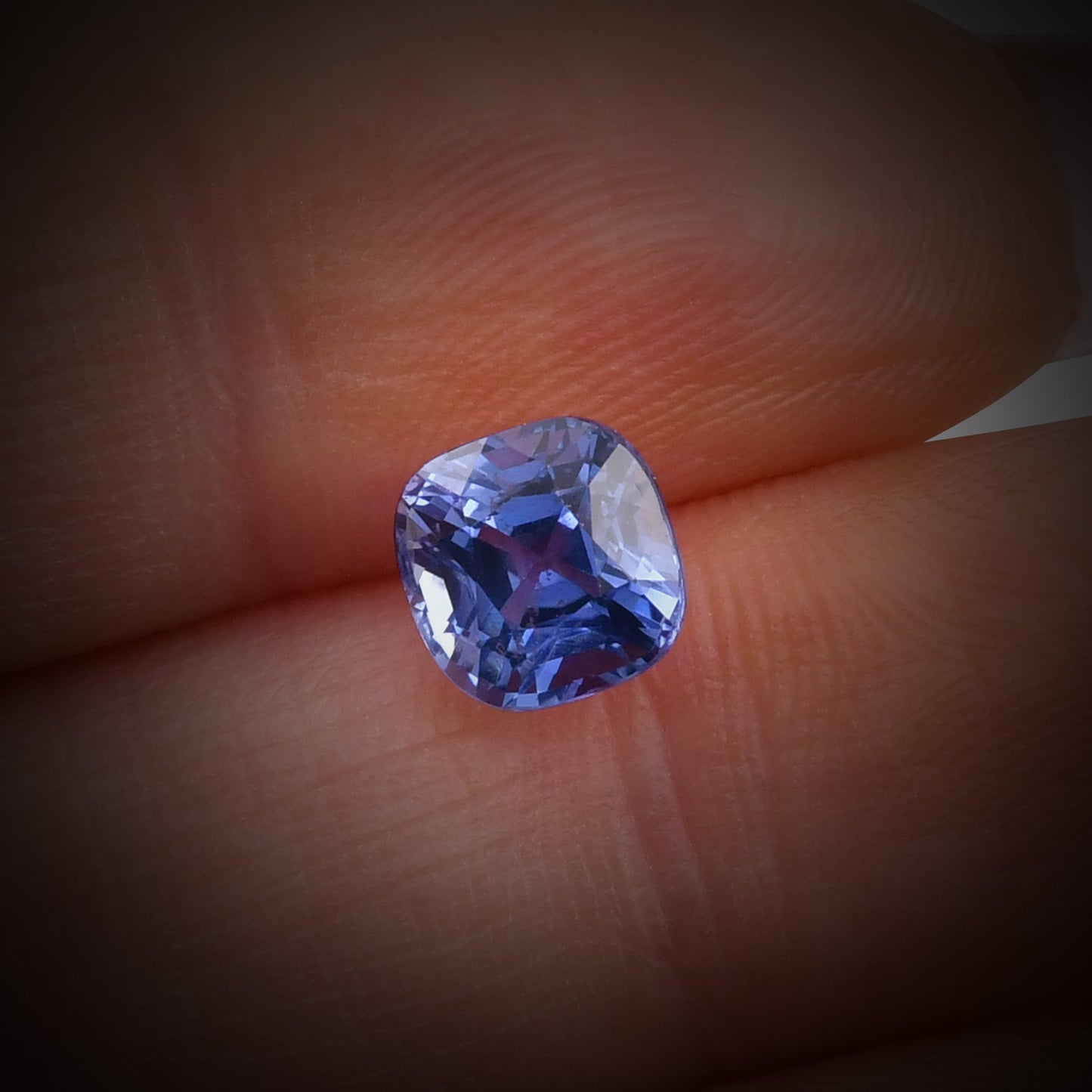 2,13 Karat blauer Kissen-Saphir (GIA)