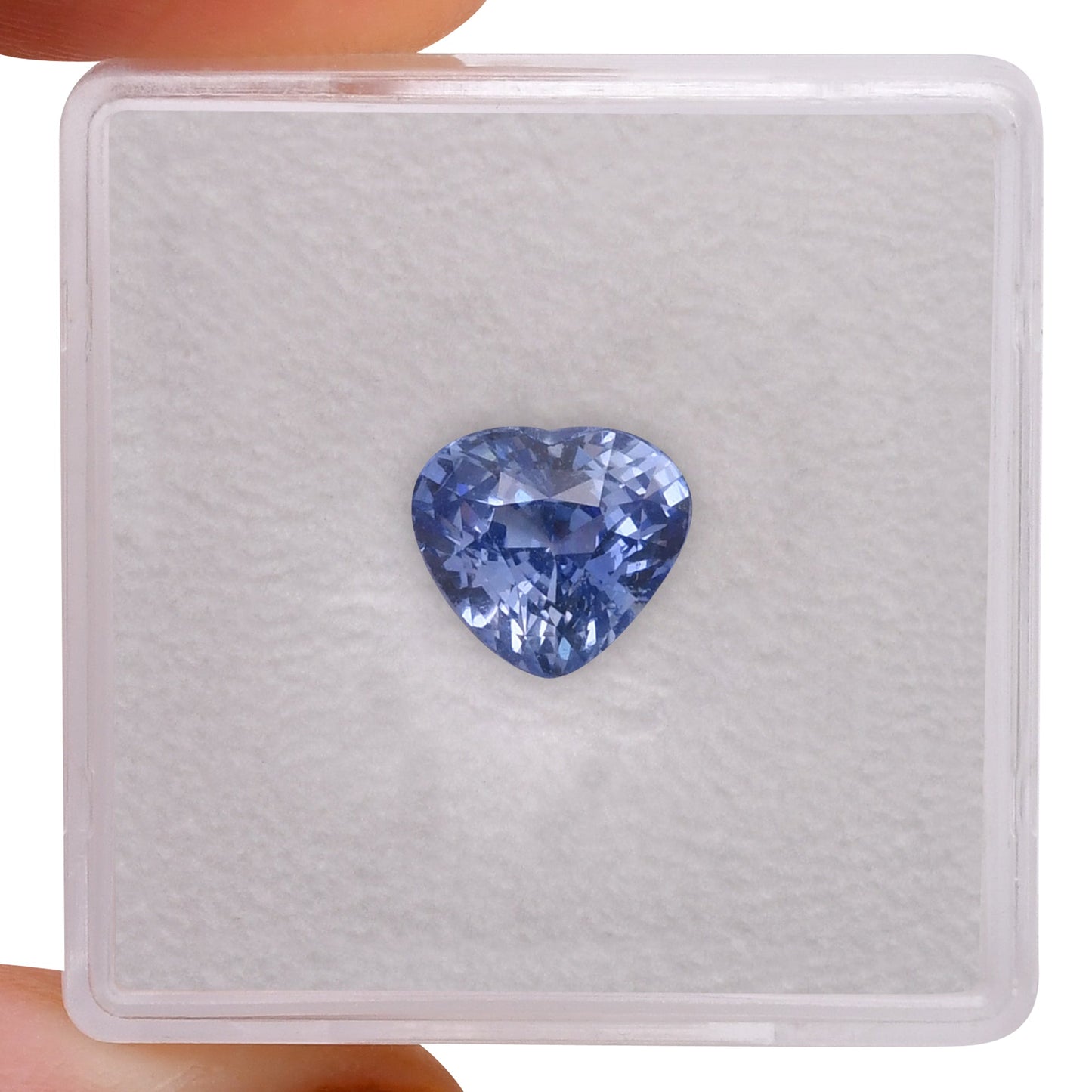 2,51 Karat blauer Herzsaphir