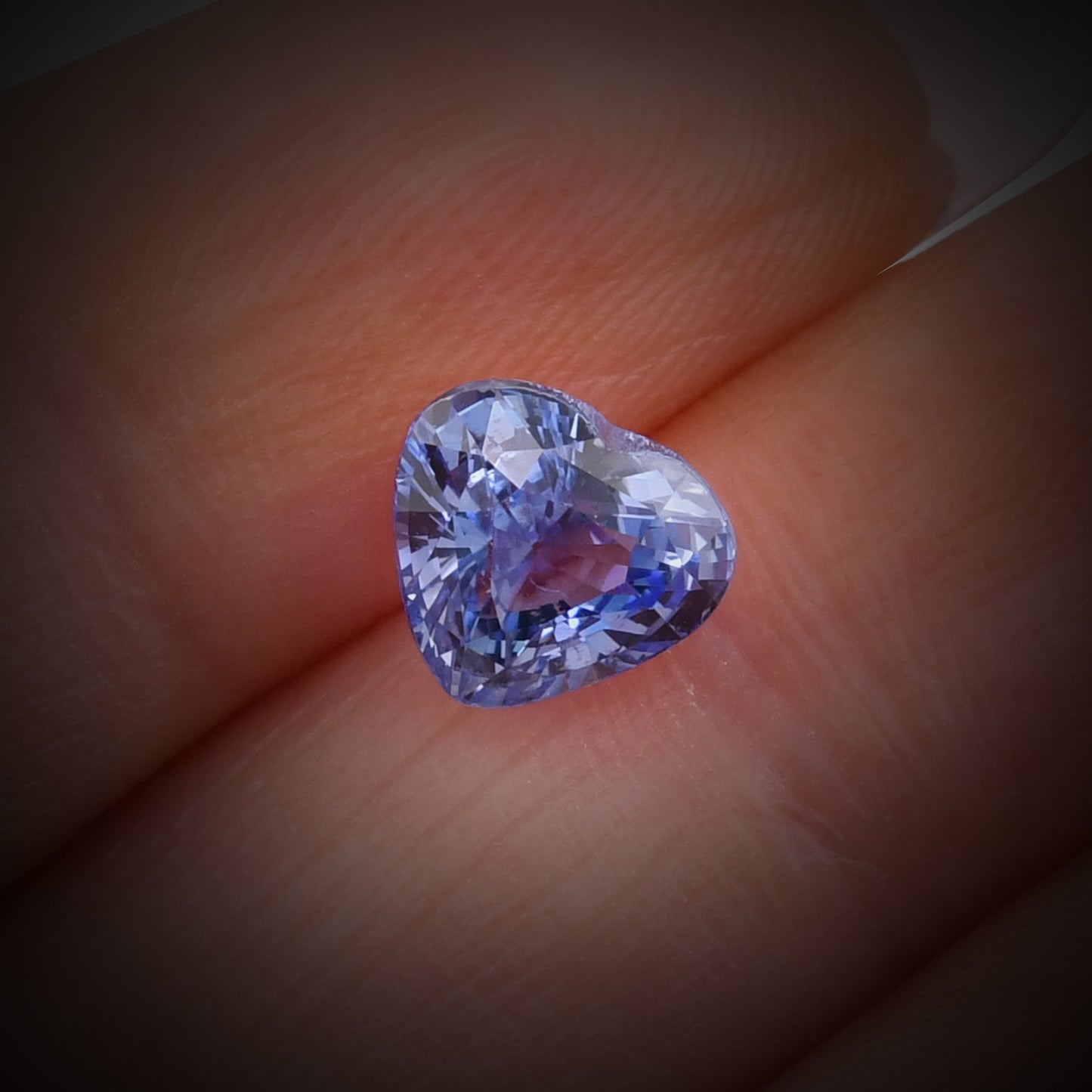 2,51 Karat blauer Herzsaphir
