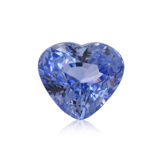 2,51 Karat blauer Herzsaphir