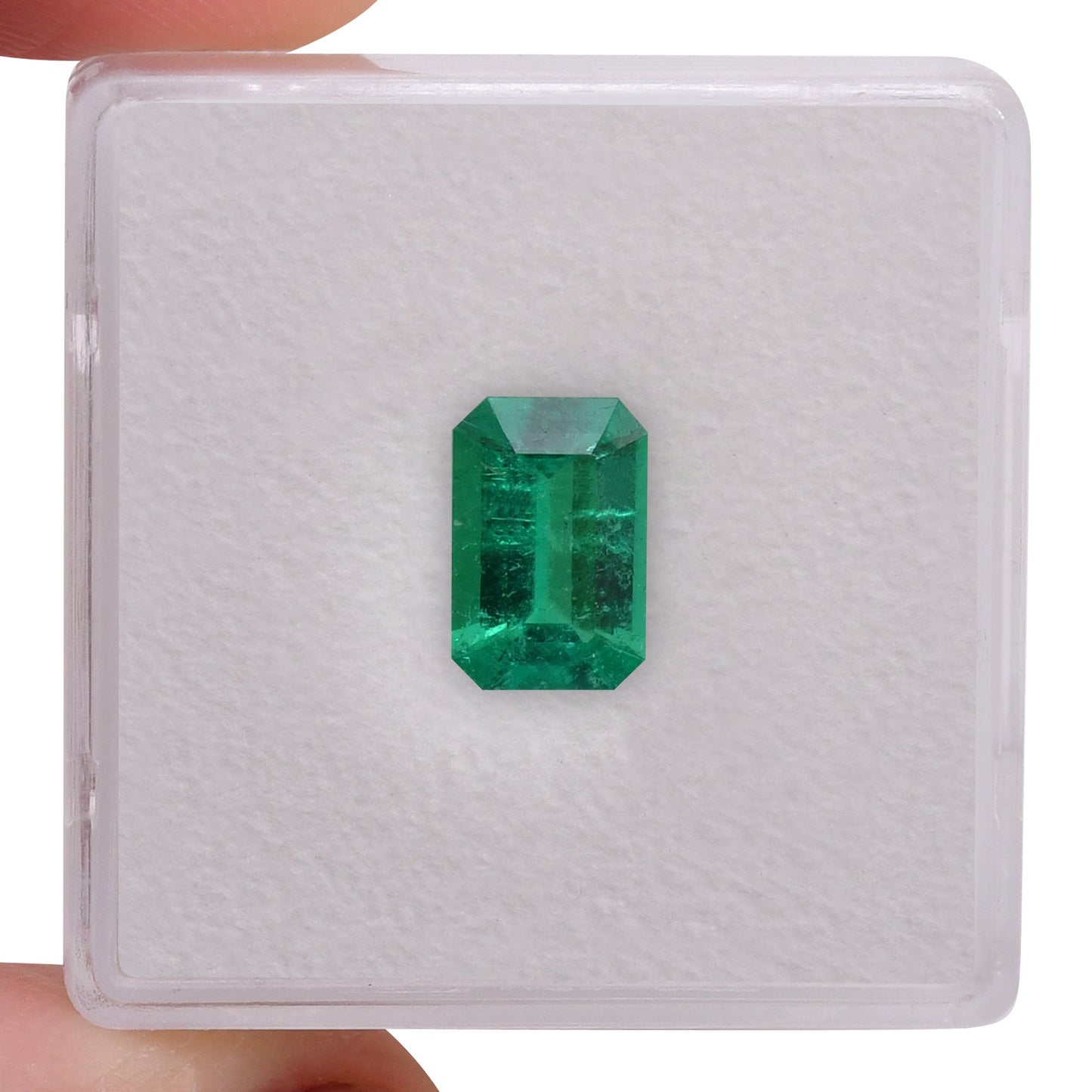 1,20 Karat Grüner kolumbianischer Smaragd Muzo Emerald CD