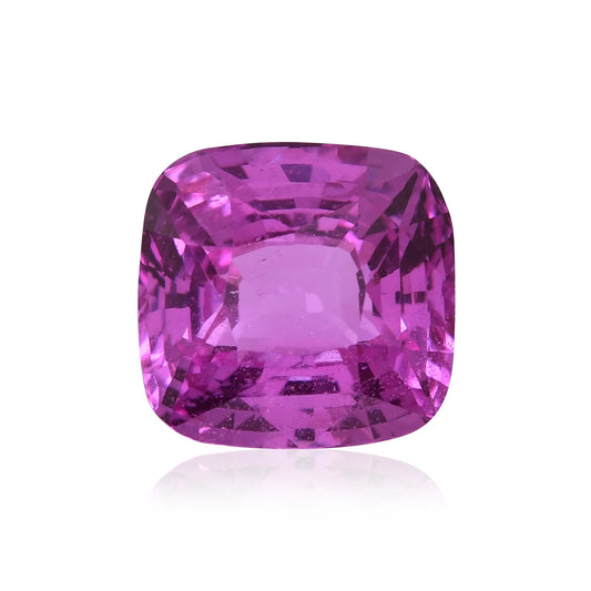 2,51 Karat rosafarbener MADAGASKAR-Kissen-Saphir