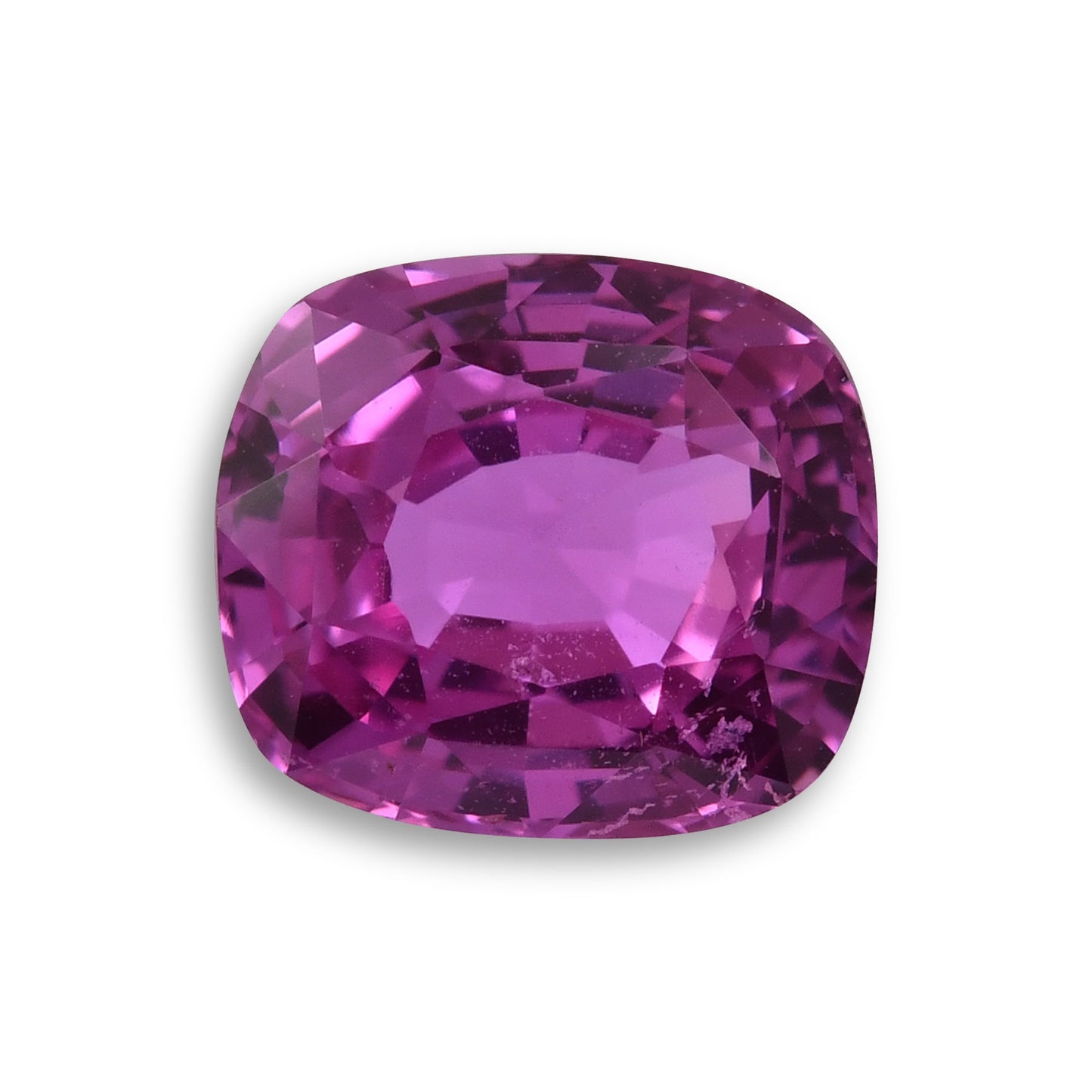 2,52 Karat rosafarbener MADAGASKAR-Kissen-Saphir
