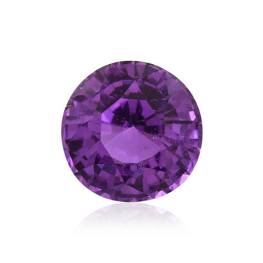 2,23 Karat violetter runder Saphir aus Madagaskar
