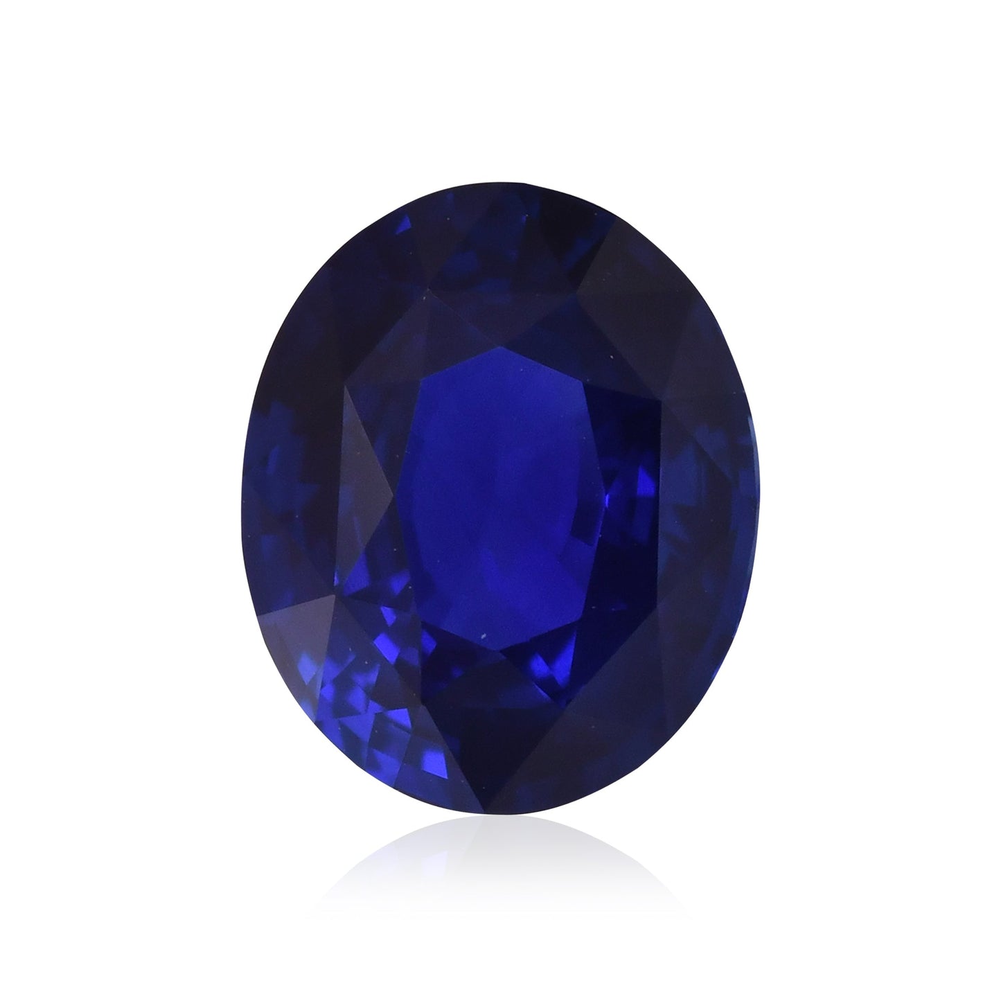 5,07 Karat blauer ovaler Saphir aus Sri Lanka (CD)