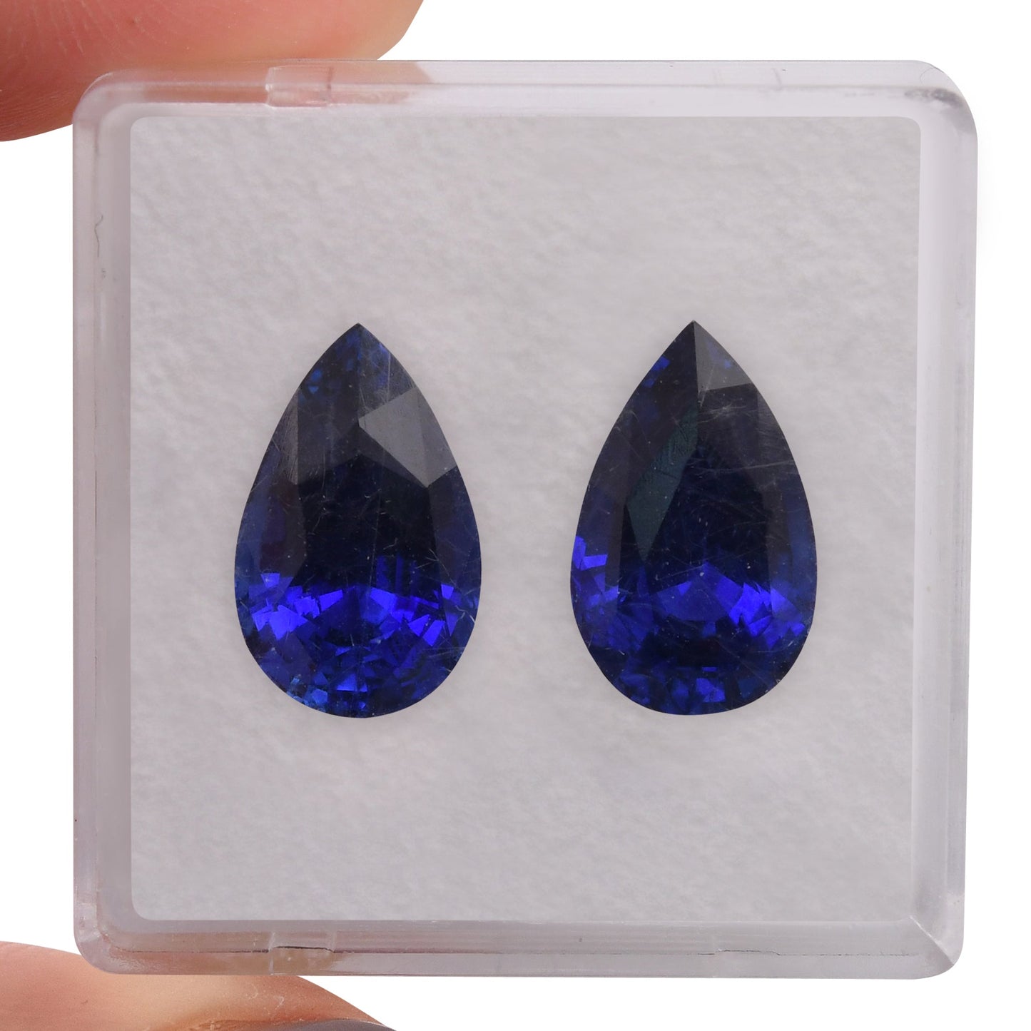 8.49 Carat Blue SRI LANKAN Pear Sapphire CD