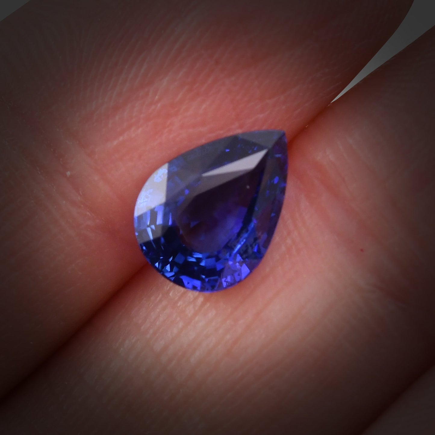 2.59 Carat Blue SRI LANKAN Pear Sapphire