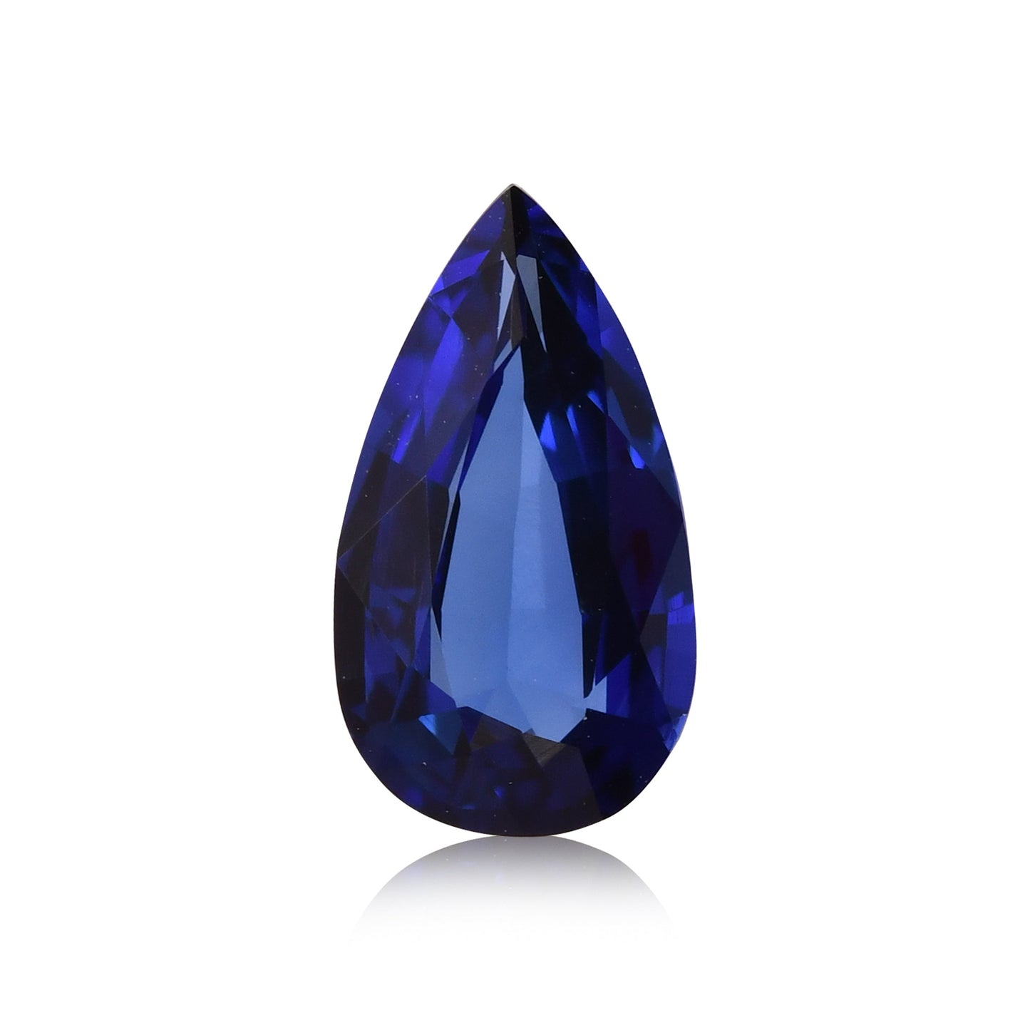 1,88 Karat blauer birnenförmiger Saphir aus Sri Lanka