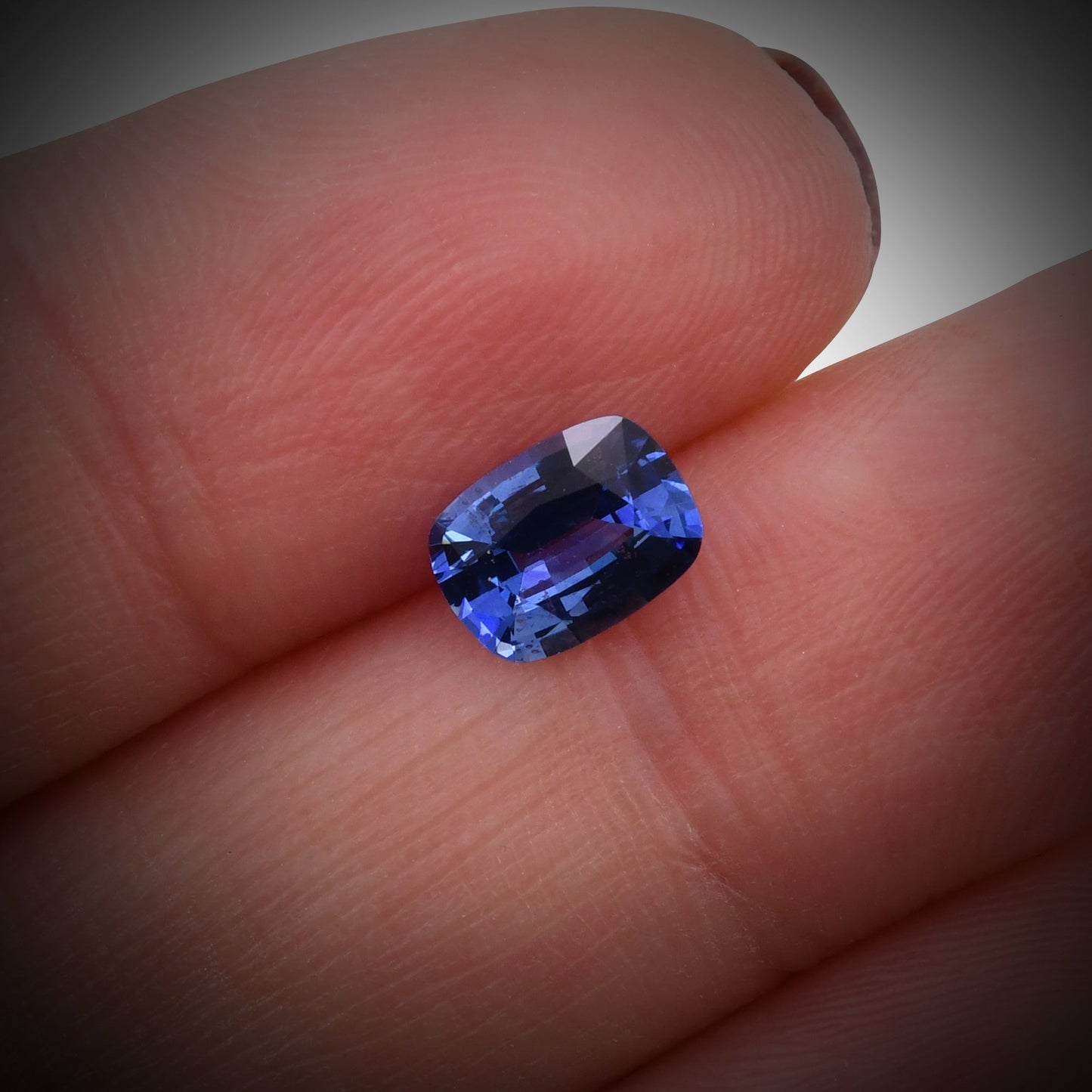 1.15 Carat Blue SRI LANKAN Cushion Sapphire
