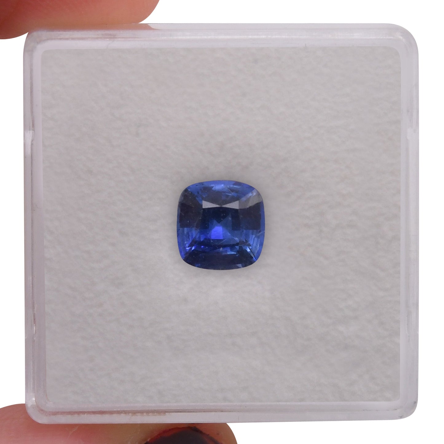 1.55 Carat Blue SRI LANKAN Cushion Sapphire
