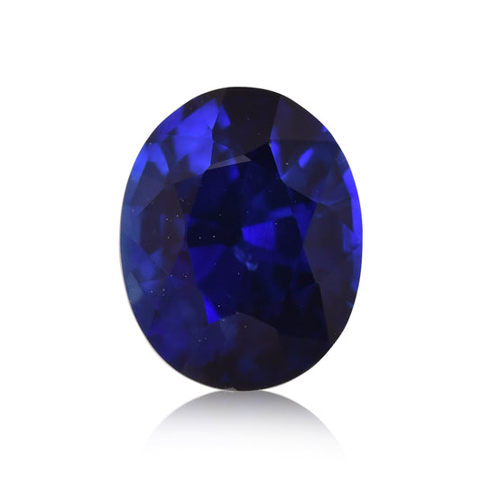 1,10 Karat blauer ovaler Saphir aus Sri Lanka