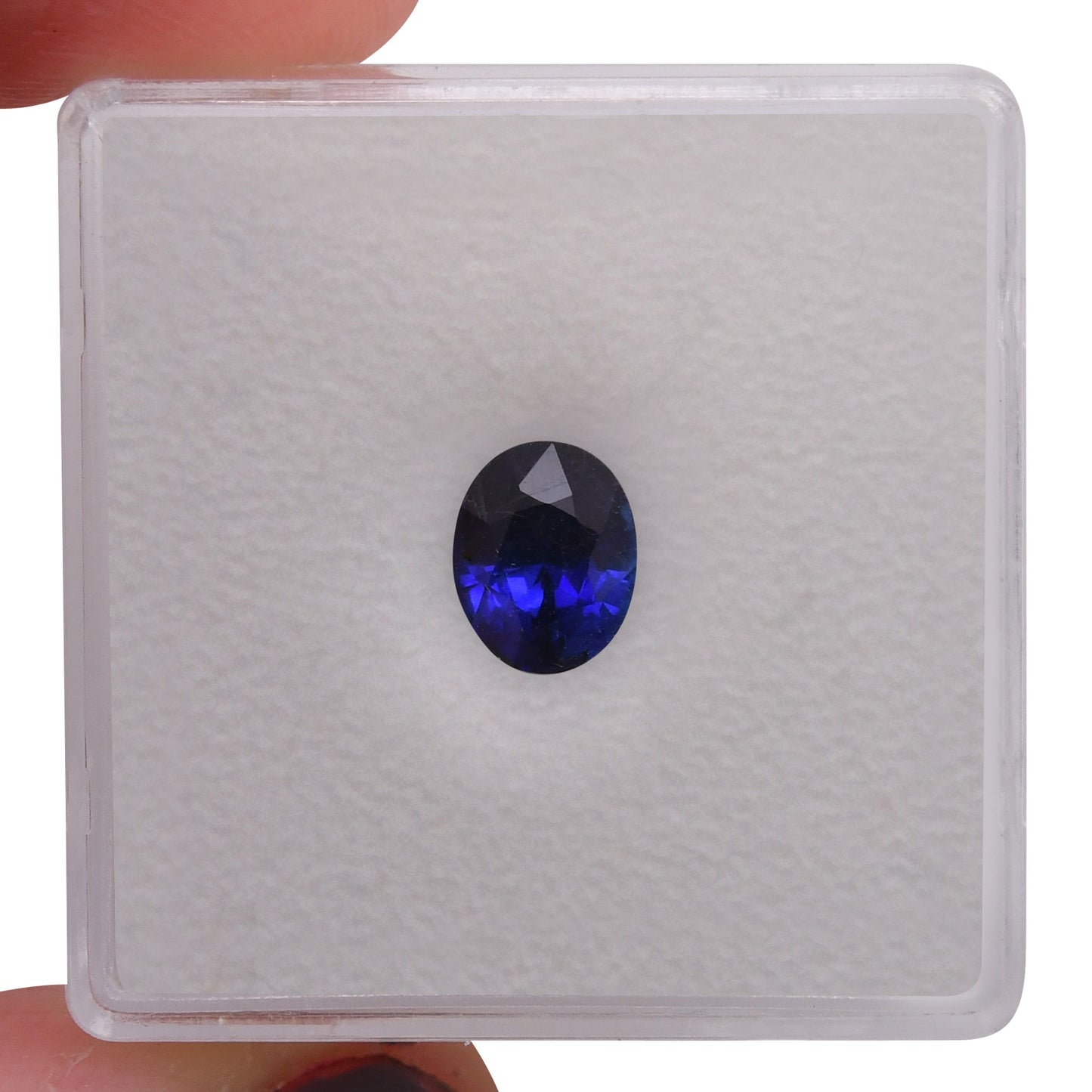 1,10 Karat blauer ovaler Saphir aus Sri Lanka