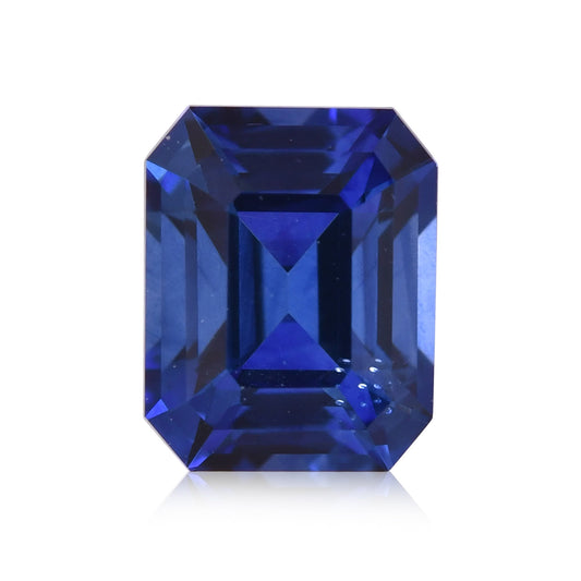 1,35 Karat blauer Smaragd-Saphir aus Sri Lanka