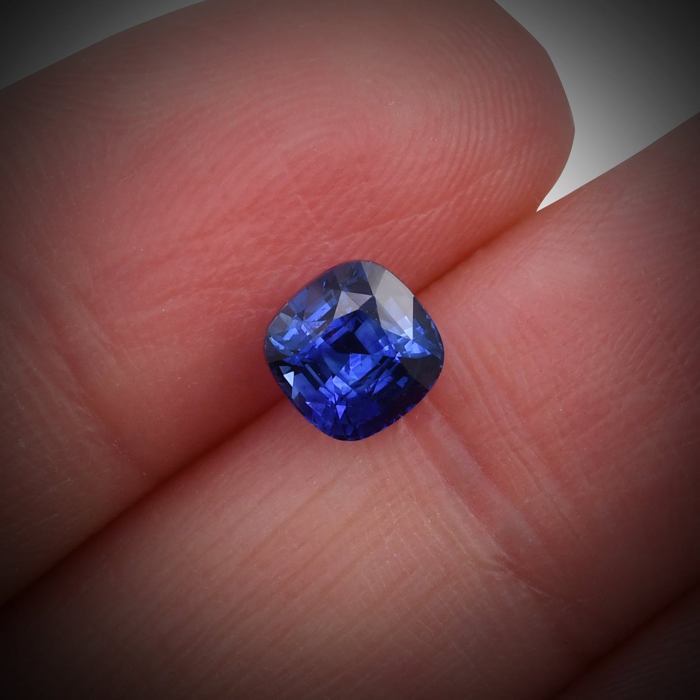 1.49 Carat Blue SRI LANKAN Cushion Sapphire