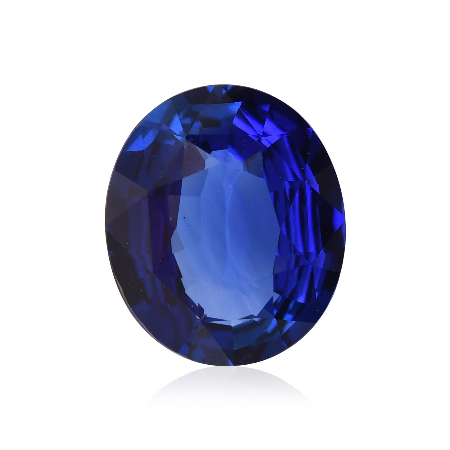 10,03 Karat blauer ovaler Saphir aus Sri Lanka (CD)