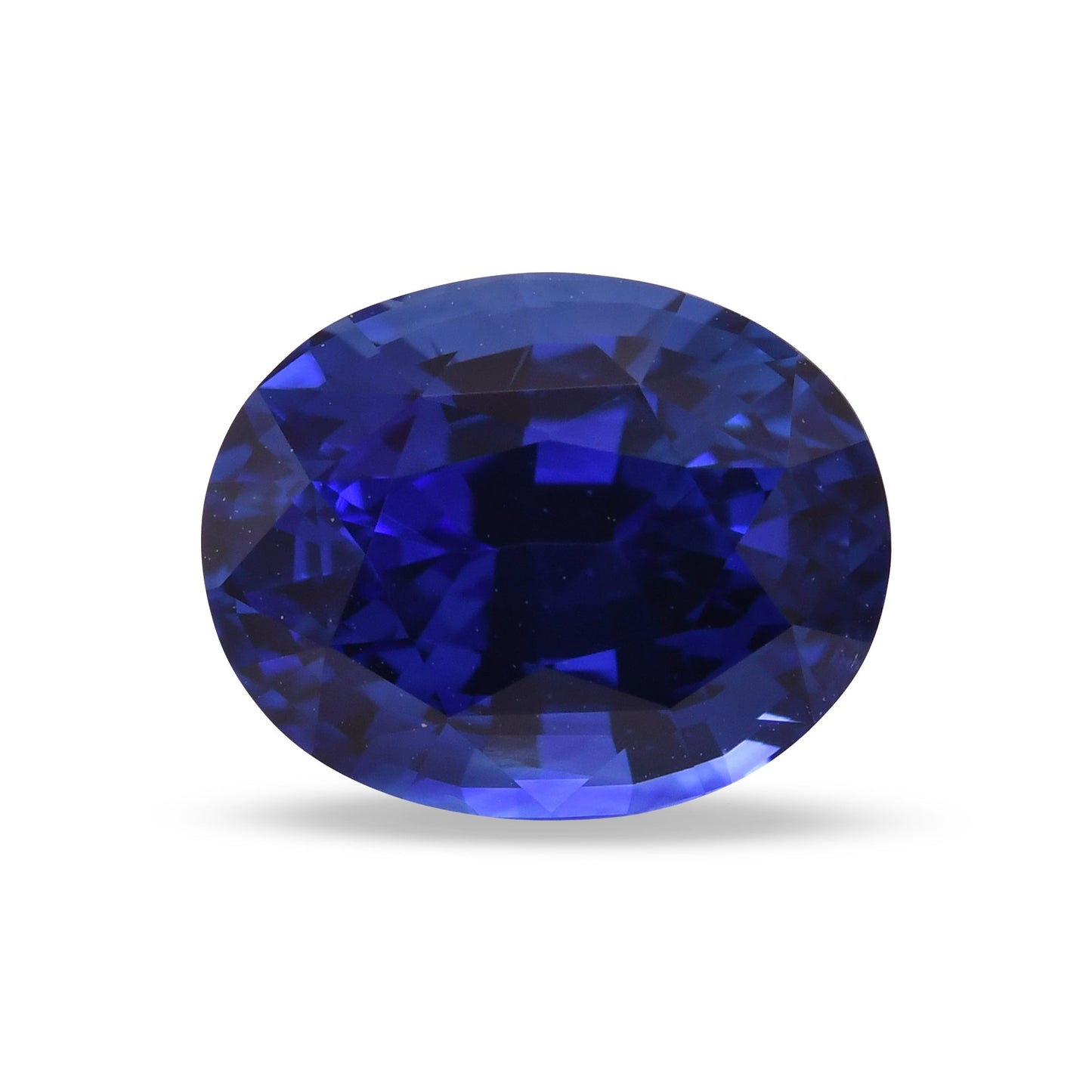 8,09 Karat blauer ovaler Saphir aus Sri Lanka (CD)