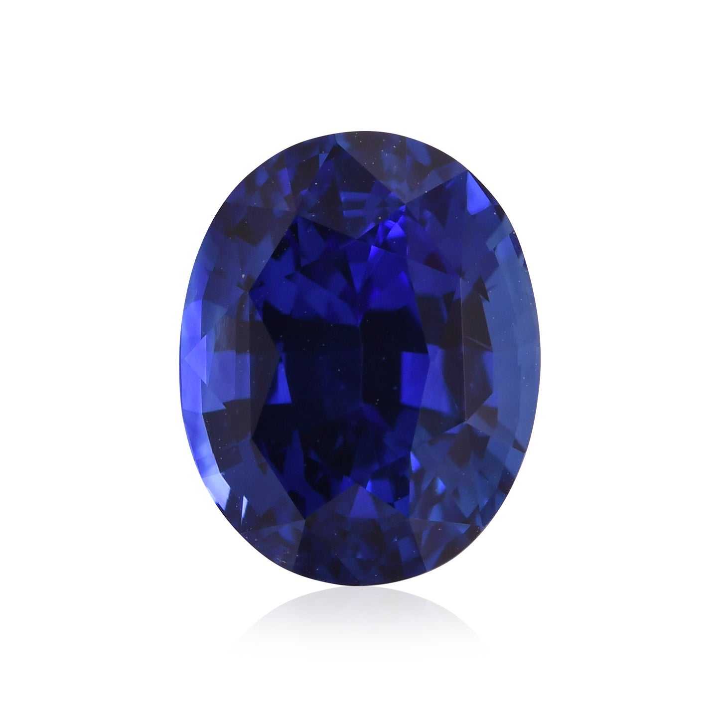 8,09 Karat blauer ovaler Saphir aus Sri Lanka (CD)