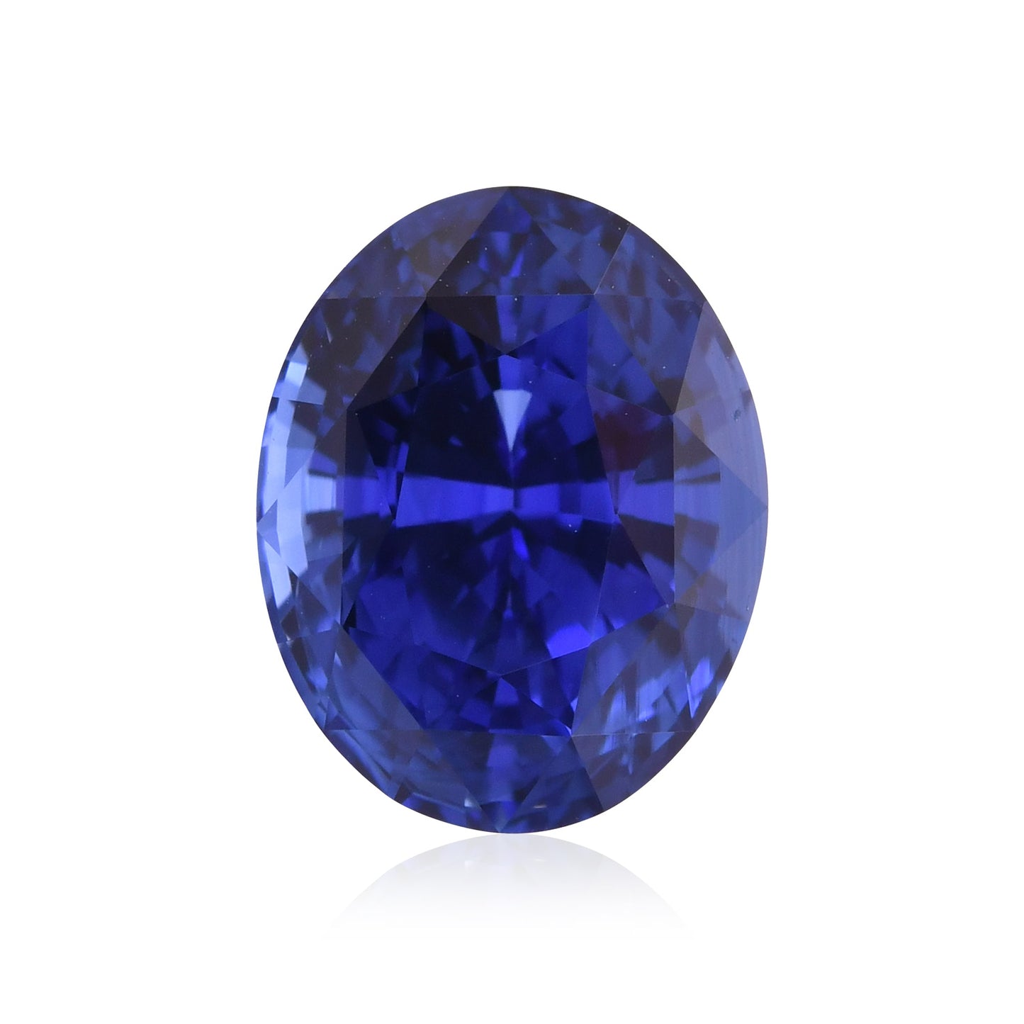 7,28 Karat blauer ovaler Saphir aus Sri Lanka (CD)