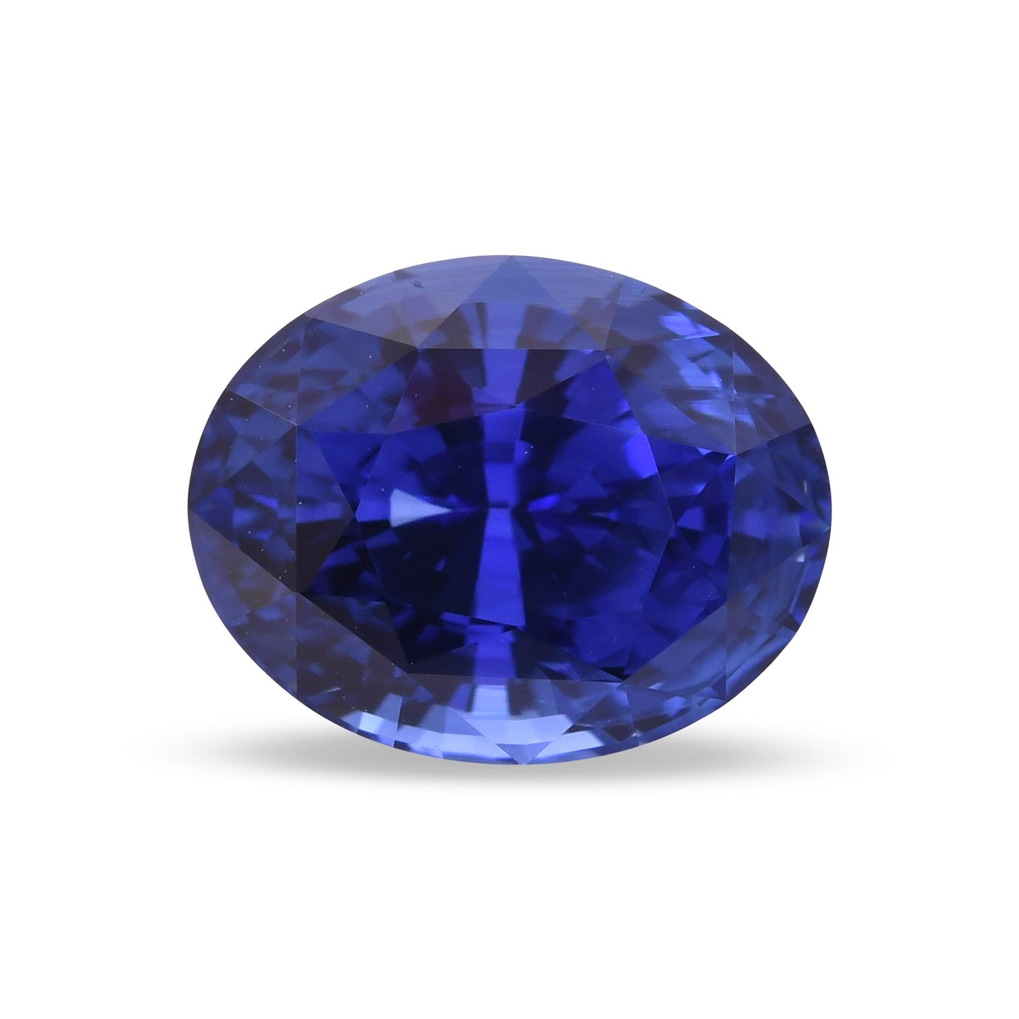 7,28 Karat blauer ovaler Saphir aus Sri Lanka (CD)
