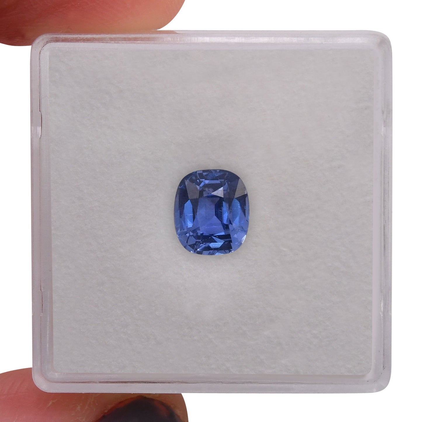 1.40 Carat Blue SRI LANKAN Cushion Sapphire