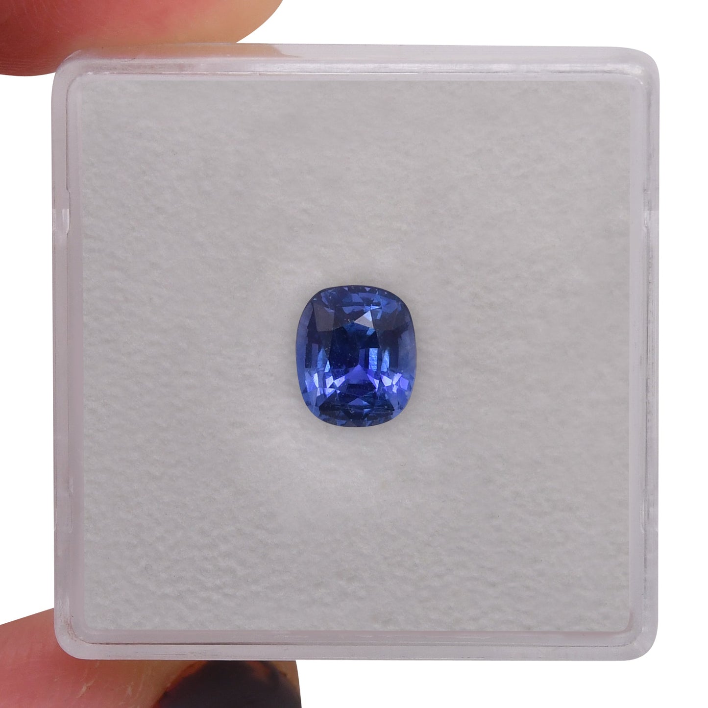 1,29 Karat blauer Kissen-Saphir aus Sri Lanka