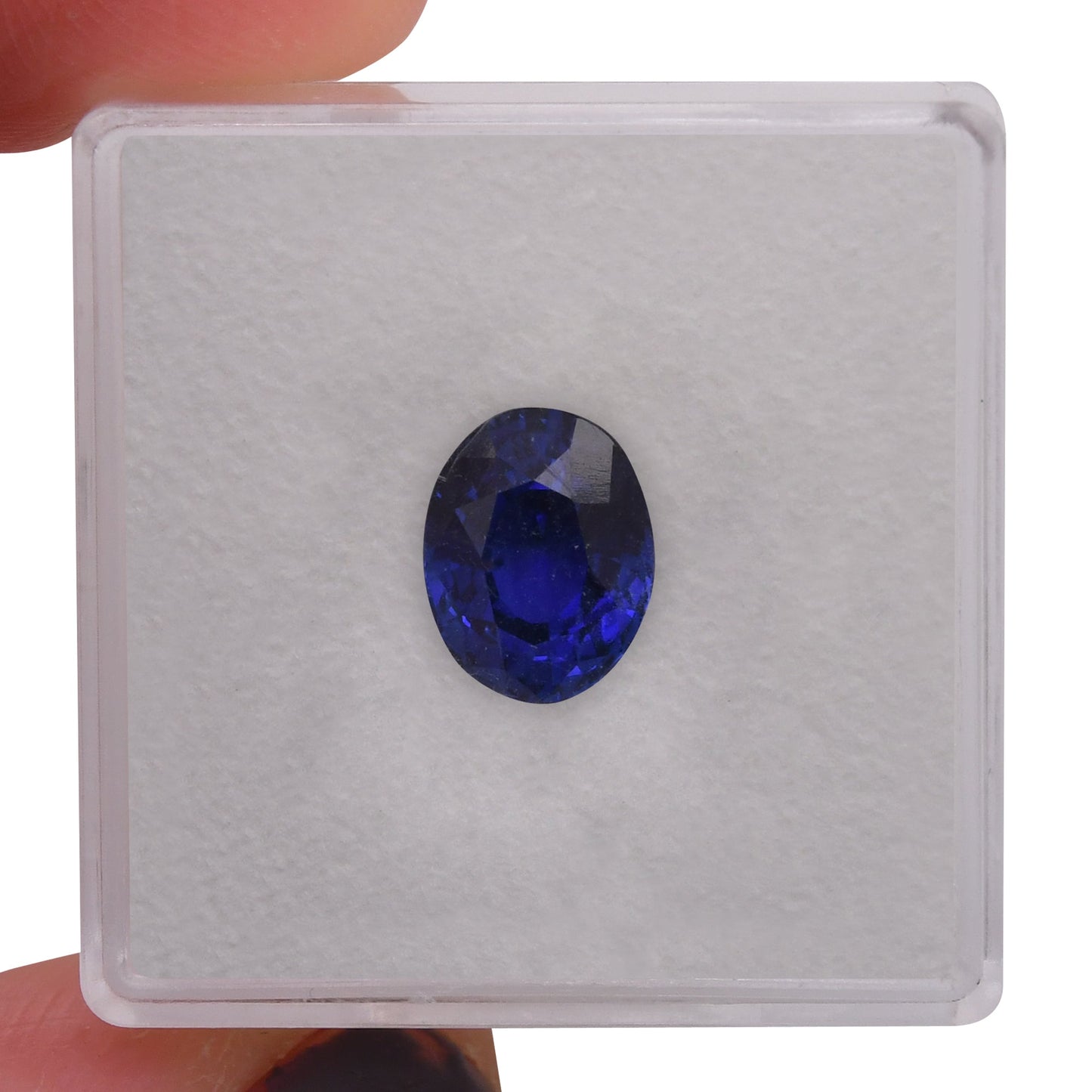3,04 Karat blauer ovaler Saphir aus Sri Lanka