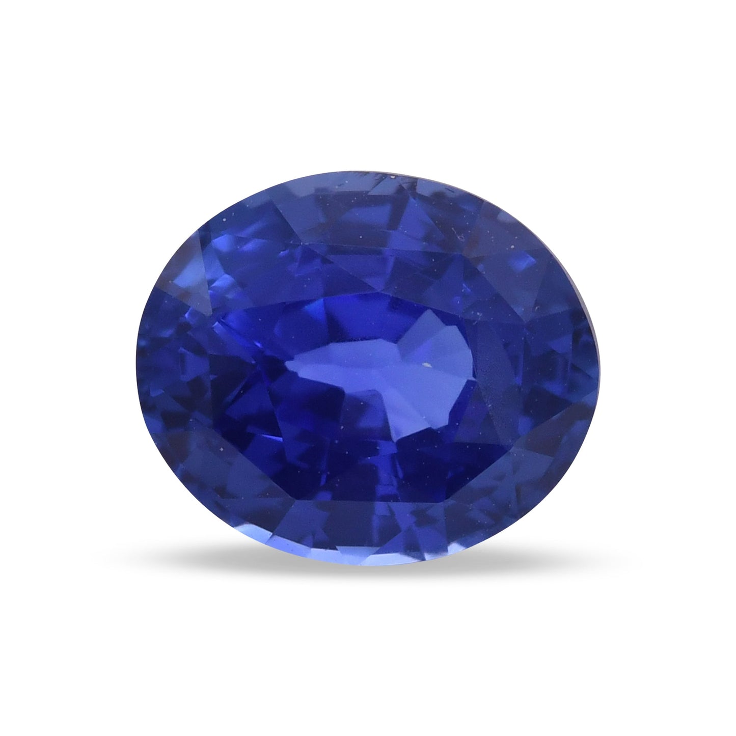 3,09 Karat blauer ovaler Saphir aus Sri Lanka (CD)