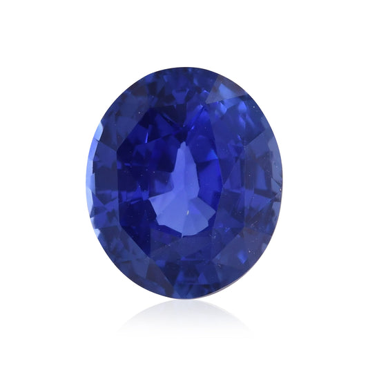 3,09 Karat blauer ovaler Saphir aus Sri Lanka (CD)