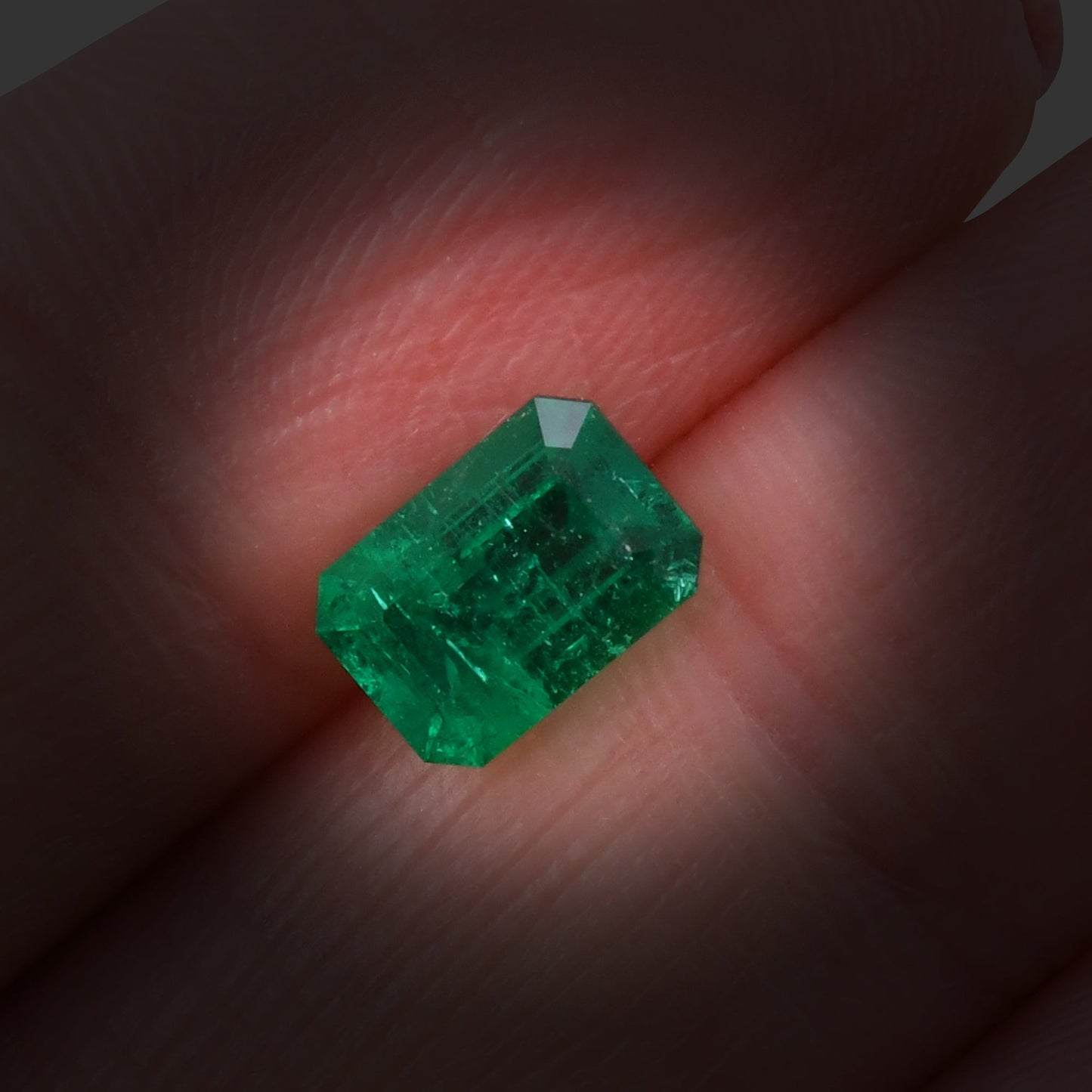 1,14 Karat Grüner kolumbianischer Smaragd Muzo Emerald CD