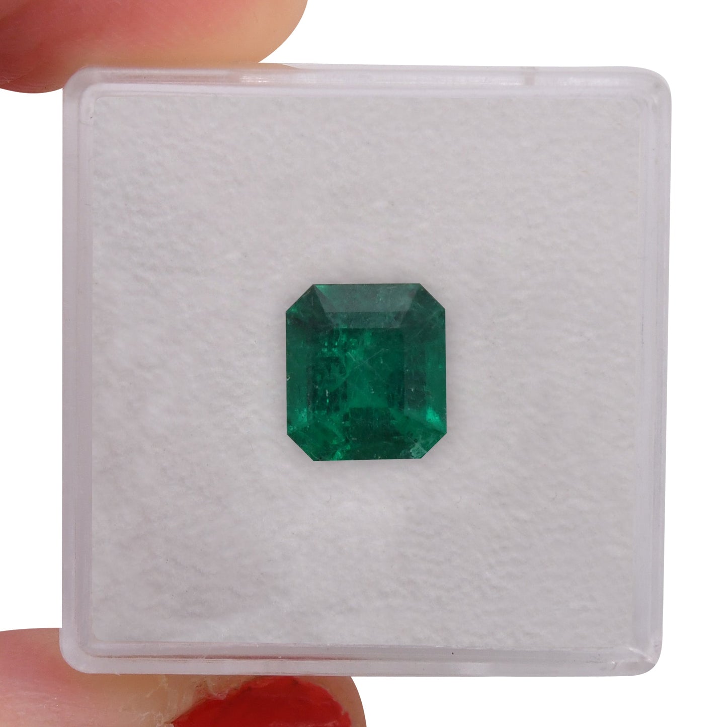 1,96 Karat Grüner kolumbianischer Smaragd Muzo Emerald CD