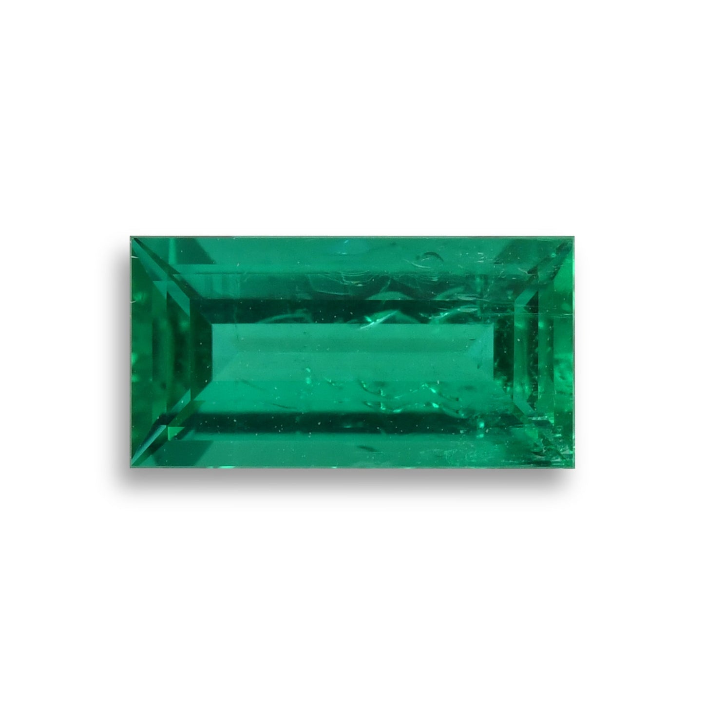 1,00 Karat Grüner kolumbianischer Baguette-Muzo-Smaragd-CD